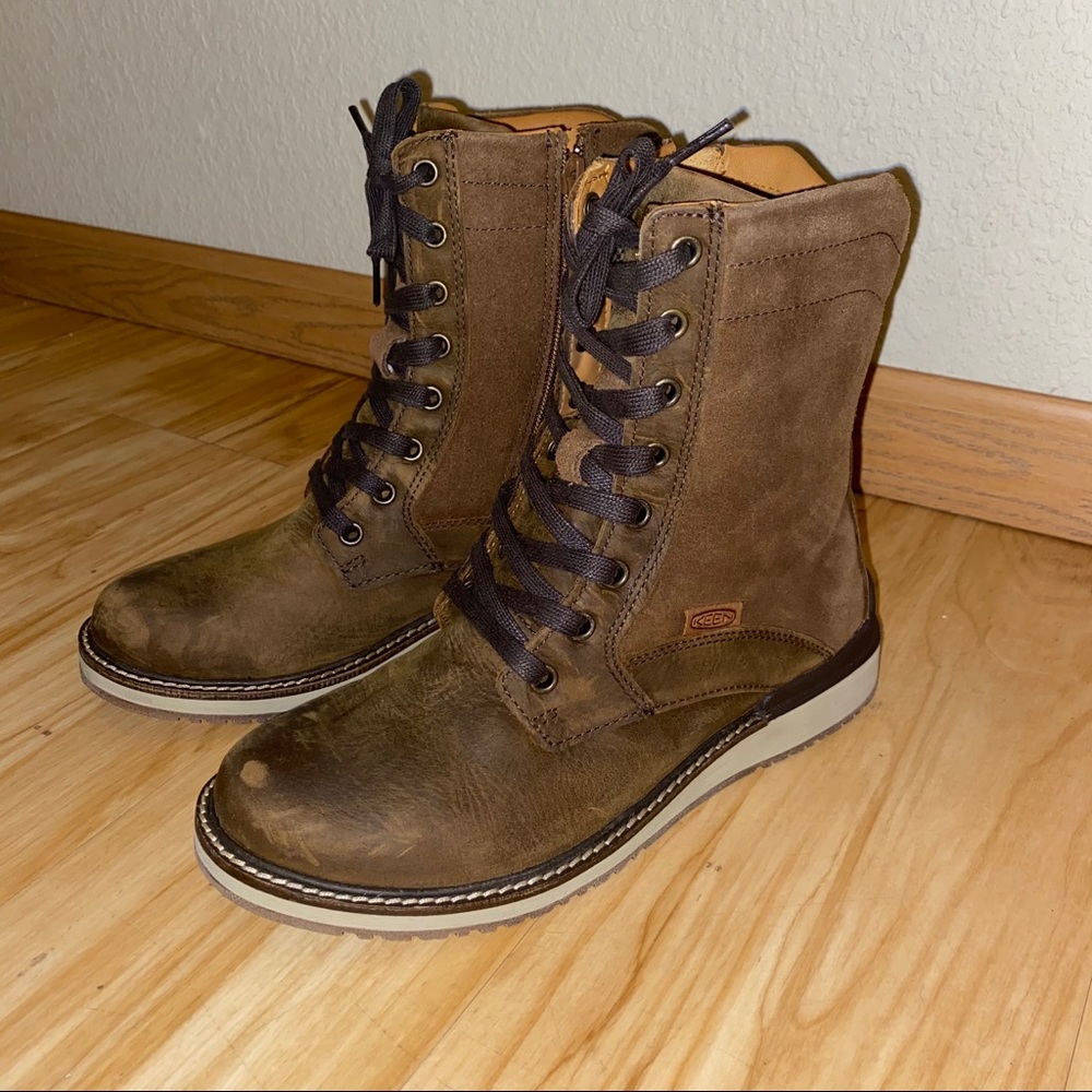 Keen women Bailey lace boots leather